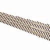 Atlas Code 55 Track W/Nickel-Silver Rail & Brown Ties -- #10 Turnout - Left Hand - N