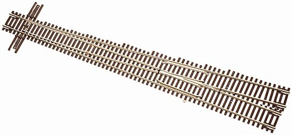 Atlas Code 55 Track W/Nickel-Silver Rail & Brown Ties -- #10 Turnout - Left Hand - N 1 Atlas Code 55 Track W/Nickel-Silver Rail & Brown Ties -- #10 Turnout - Left Hand - N