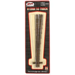 Atlas Code 55 Track W/Nickel-Silver Rail & Brown Ties -- #10 Turnout - Right Hand - N