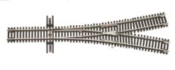 Atlas Code 55 Track W/Nickel-Silver Rail & Brown Ties -- #2-1/2 Wye Turnout - N