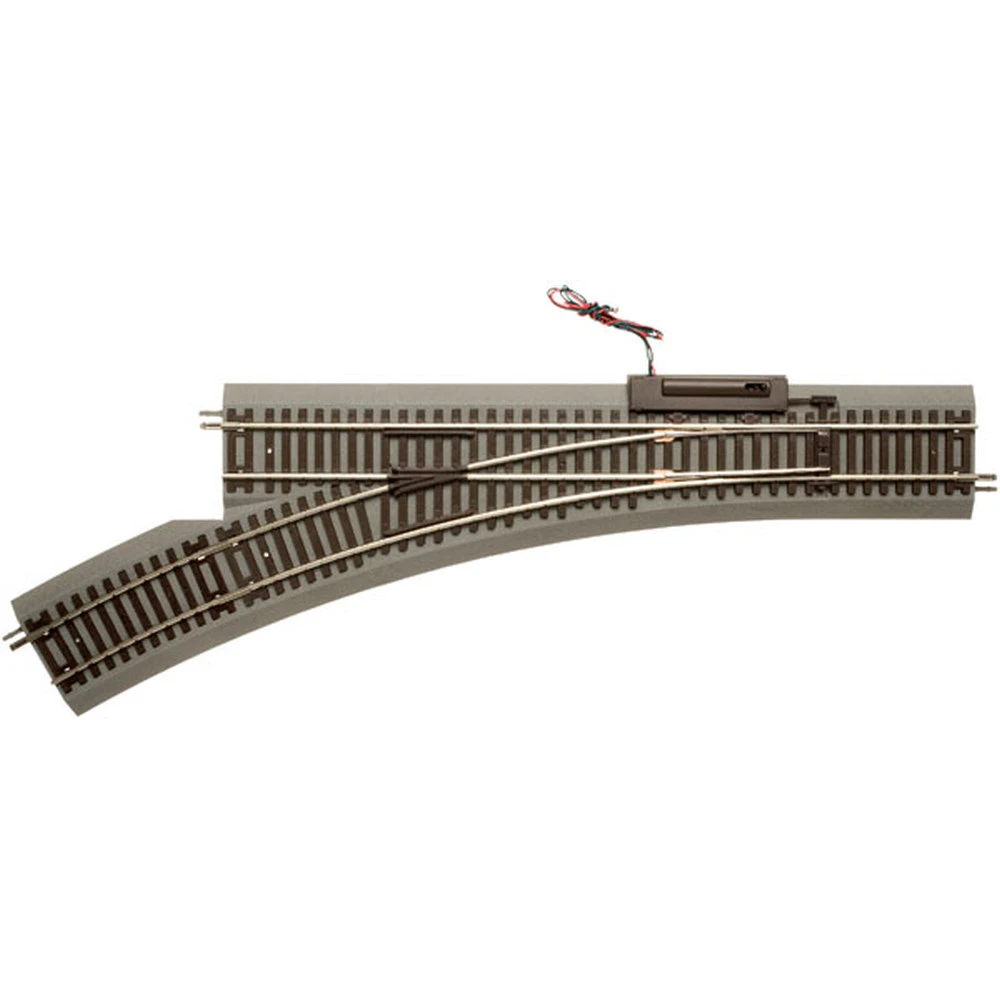 Atlas Code 83 22" Radius True Track Snap Switch ? -Remote -- Left Hand - HO 1 Atlas Code 83 22" Radius True Track Snap Switch ? -Remote -- Left Hand - HO