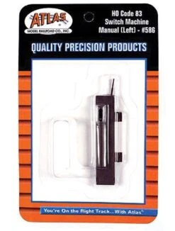 Atlas Code 83 Switch Machine Manual Left HO