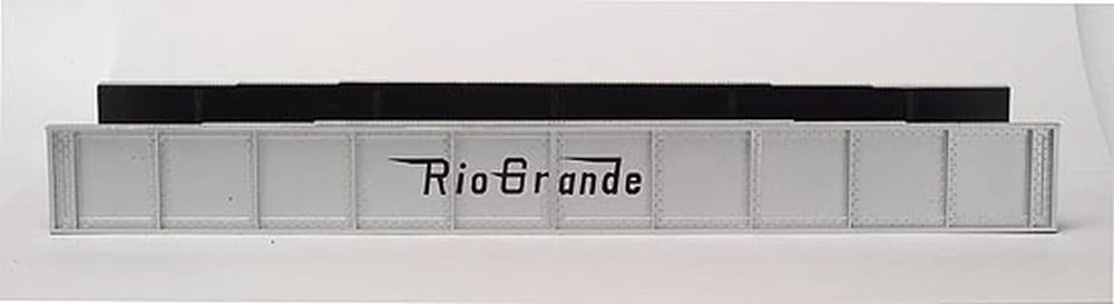 Atlas Decorated Plate Girder Bridge W/Code 100 Track -- Denver & Rio Grande Western (silver, Black 1 Atlas Decorated Plate Girder Bridge W/Code 100 Track -- Denver & Rio Grande Western (silver, Black