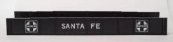 Atlas Decorated Plate Girder Bridge W/Code 100 Track -- Santa Fe (black, White) - HO
