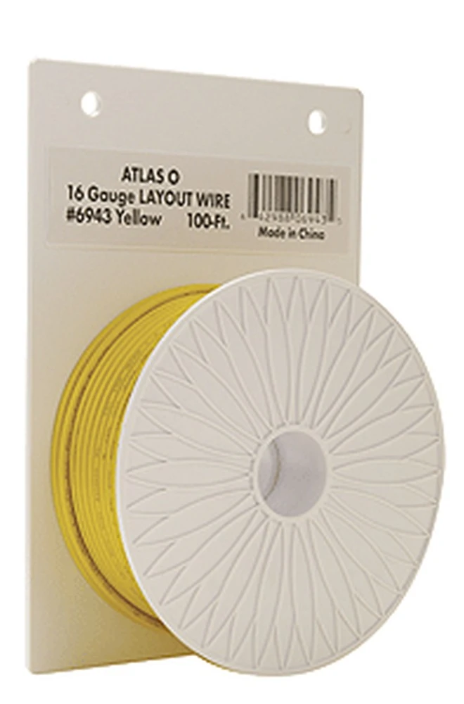 Atlas O 100' Heavy Duty Layout Wire, 16Gauge/Blue 1 Atlas O 100' Heavy Duty Layout Wire, 16Gauge/Blue