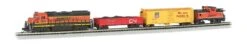 Bachmann Roaring Rails Diesel Train Set - Sound And DCC -- BNSF Railway - GP40, 3 Cars, E-Z Track