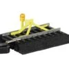 Bachmann Track Bumper With Flashing LED - Steel Alloy Rail, Black Roadbed E-Z Track(R - HO