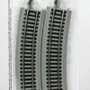 Bachmann Curved Track W/ Nickel Silver Rail & Gray Roadbed - E-Z Track? -- 22" 55.9cm Radius Pkg(