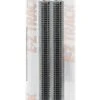 Bachmann E-Z Track? W/Nickel Silver Rail & Gray Roadbed -- 10" Straight Pkg(6) - N