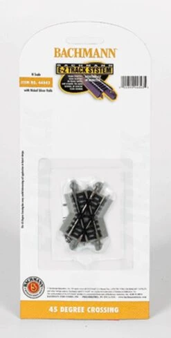 Bachmann EZ-Track? Nickel Silver -- 45-Degree Crossing - N