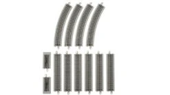 Bachmann E-Z Track? W/Nickel Silver Rail & Gray Roadbed -- Auto-Reversing System - N