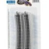 Bachmann E-Z Track? W/Nickel Silver Rail & Gray Roadbed -- 17.5" Radius Curve - N
