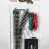 Bachmann E-Z Track? W/Nickel Silver Rail & Gray Roadbed -- Remote Right Hand Turnout - N