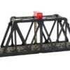 Bachmann Through-Truss Bridge With Blinking Light -- With E-Z Track Straight Section - N