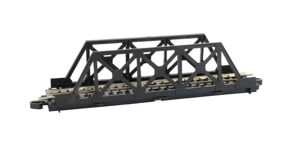 Bachmann Truss Bridge -- With E-Z Track Straight Section - N 1 Bachmann Truss Bridge -- With E-Z Track Straight Section - N