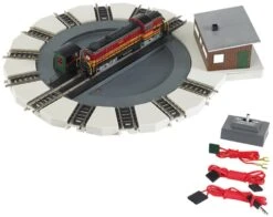 Bachmann E-Z Track Kit -- Motorized Turntable - N