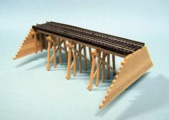 Blair Line Common Pile Trestle Kit -- 6" Long X 2" Tall 15 X 5cm - Build Straight Or Curved - HO