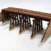 Blair Line Pile & Frame Trestle Kit -- Laser-Cut 6" Wide X 2" Tall 15 X 5cm - HO