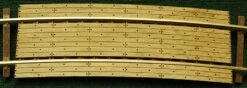 GC Laser 22' Radius Curved Grade Crossing -- Kit - Fits Code 83 & 100 Rail Pkg(2) - HO