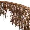 JV Models Curved Wood Trestle -- Kit - N