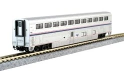 Kato Siemens ALC-42 Charger & 3 Cars Train-Only Set - Standard DC -- Amtrak #302, Sleeper, Coach, -Model Train Toy Store lg381 101788 2