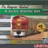 Kato Santa Fe Super Chief Starter Set -- Santa Fe (silver) - N - 106-0018