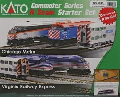 Kato MP36PH Commuter Train Starter Set -- Metra - N - 106-0031