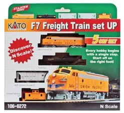 Kato Diesel Freight Train-Only Set - Standard DC -- Union Pacific - N - 10-66272