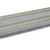 Kato Concrete Tie Double Track Straight -- 9-3/4" 248mm Pkg(2) - N
