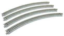 Kato Curved Roadbed Track Section - Unitrack -- 45-Degree, 13-3/4" 348mm Radius Pkg(4) - N