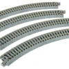 Kato Curved Roadbed Track Section - Unitrack -- 45-Degree, 8-1/2" 216mm Diameter - N