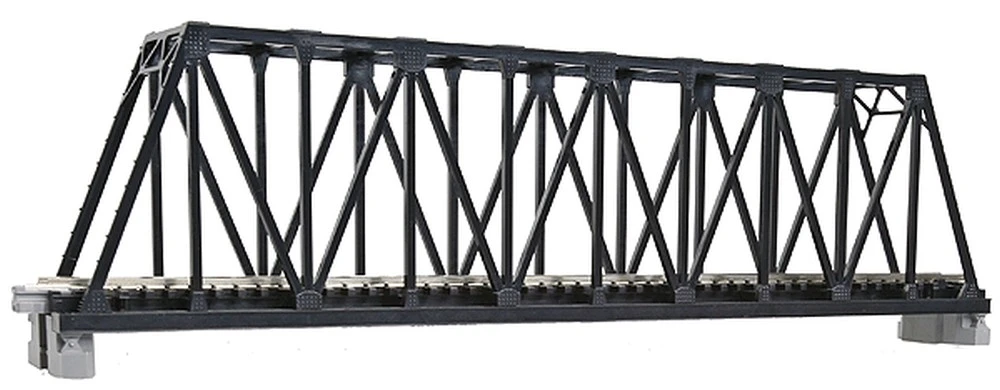 Kato Single Truss Bridge - 248mm 9-3/4" -- Black - N 1 Kato Single Truss Bridge - 248mm 9-3/4" -- Black - N