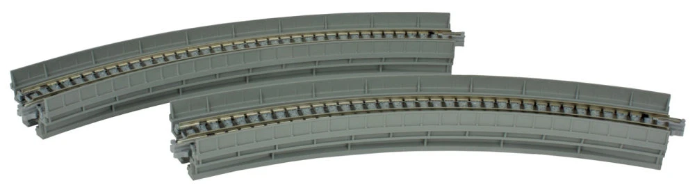 Kato Single-Track Viaduct -- Curved R249 - 45 (R 9-13/16" - 45) Pkg(2) - N 1 Kato Single-Track Viaduct -- Curved R249 - 45 (R 9-13/16" - 45) Pkg(2) - N
