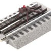 Lionel FasTrack? Track W/Roadbed - 3-Rail -- Lighted Bumper 5" 12.7cm Pkg(2) - O - 6-12035