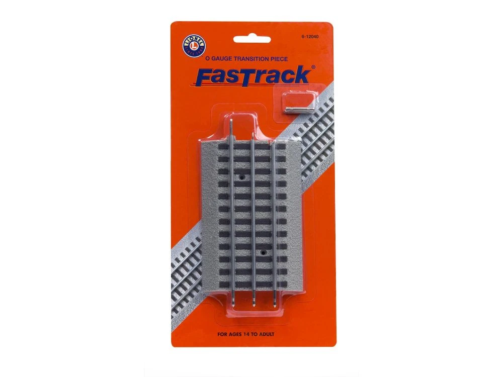 Lionel FasTrack? Track W/Roadbed - 3-Rail -- FasTrack To Traditional Tubular O Transition Section 1 Lionel FasTrack? Track W/Roadbed - 3-Rail -- FasTrack To Traditional Tubular O Transition Section