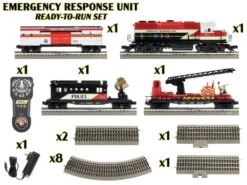 Lionel Emergency Response LionChief Bluetooth 5.0 Set - O 5 Lionel Emergency Response LionChief Bluetooth 5.0 Set - O -Model Train Toy Store lg434 2223040 2