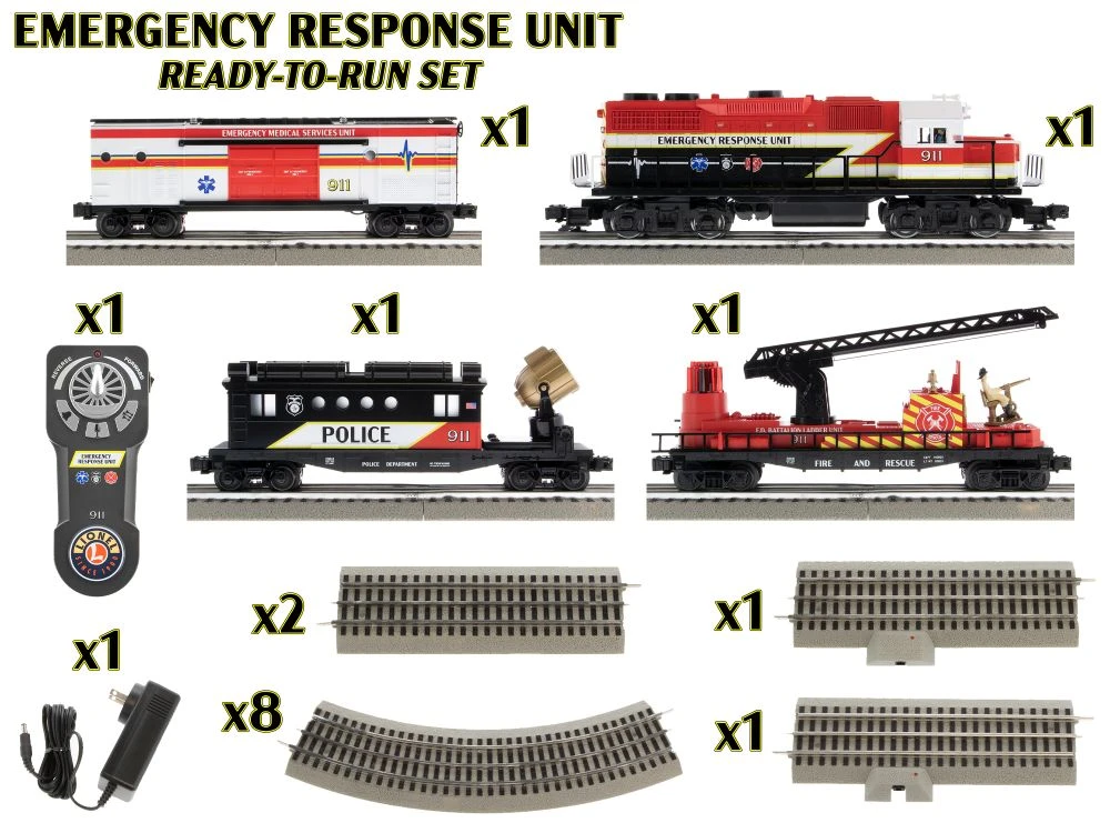 Lionel Emergency Response LionChief Bluetooth 5.0 Set - O 3 Lionel Emergency Response LionChief Bluetooth 5.0 Set - O - Image 3