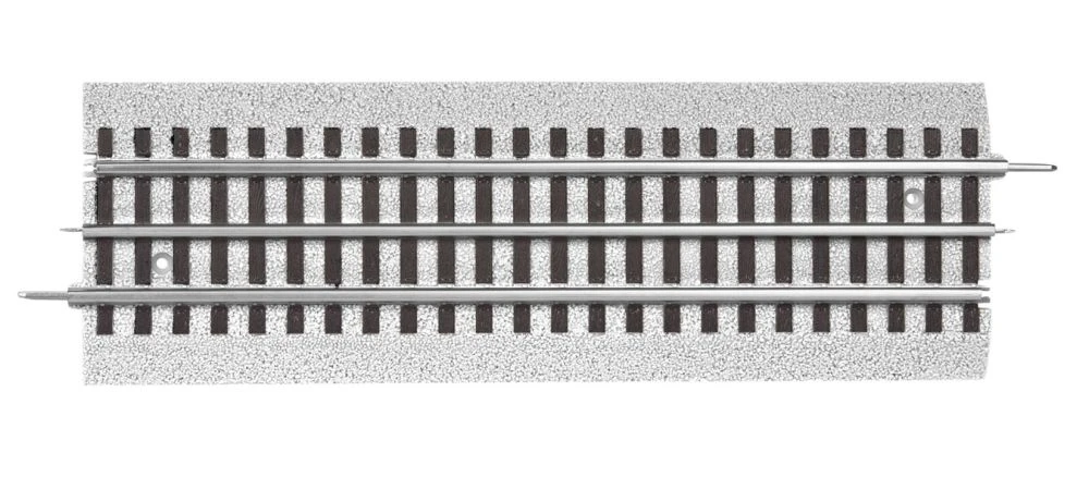 Lionel 10" Straight - FasTrack? -- White Ballast (4) - O 1 Lionel 10" Straight - FasTrack? -- White Ballast (4) - O