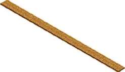 Midwest Products 3' Section Cork Roadbed (25) - HO