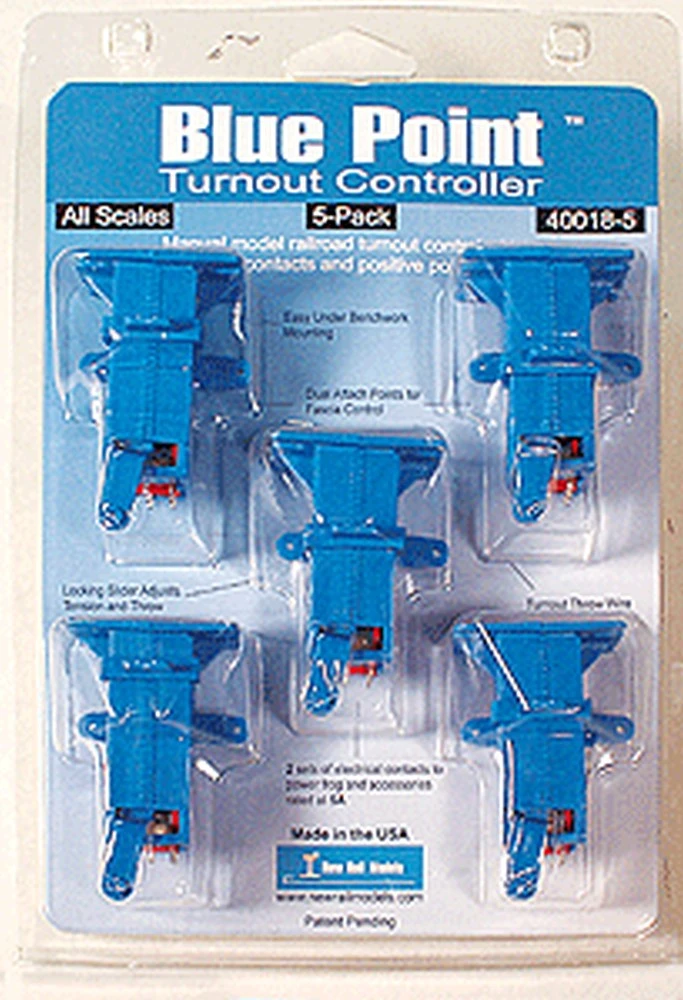New Rail Models Blue Point? Manual Turnout Controller Pkg(5) 1 New Rail Models Blue Point? Manual Turnout Controller Pkg(5)