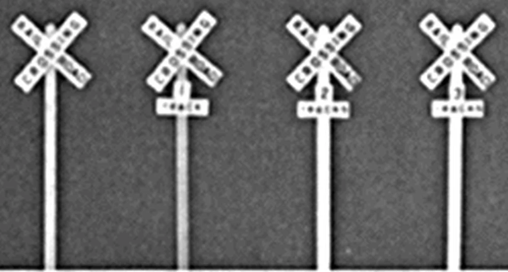 Pikestuff Crossbucks - HO 1 Pikestuff Crossbucks - HO