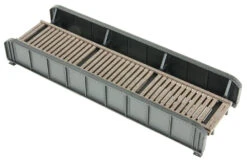 Walthers Cornerstone 50' Single-Track Railroad Through Girder Bridge -- Kit - 6-15/16 X 2-3/8 X 1-