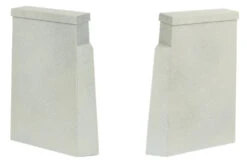 Walthers Cornerstone Single-Track Railroad Bridge Concrete Piers Pkg(2) -- Kit - 5-1/8 X 1-1/8 X 3