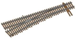 Walthers Track Code 100 Nickel Silver DCC-Friendly #4 Turnout -- Left Hand - HO