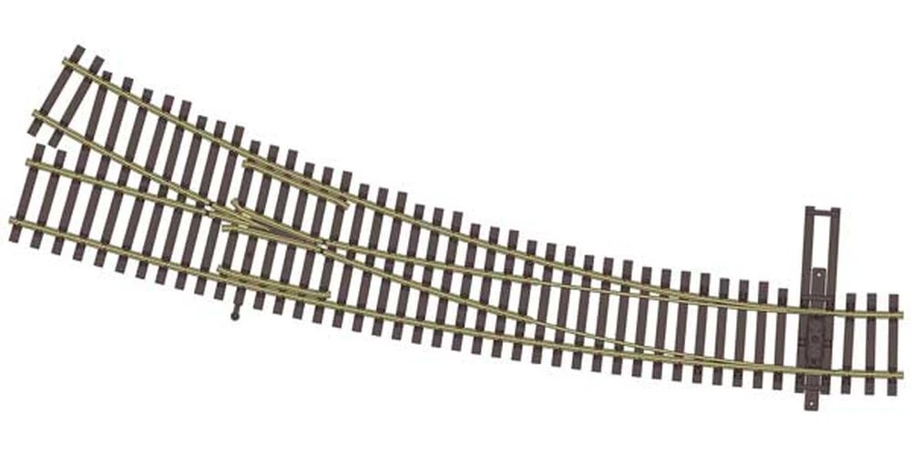 Walthers Track Code 83 Nickel Silver DCC-Friendly Curved Turnout - 24 And 36" Radii -- Right Hand 1 Walthers Track Code 83 Nickel Silver DCC-Friendly Curved Turnout - 24 And 36" Radii -- Right Hand