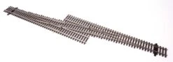 Walthers Track Code 83 Nickel Silver DCC Friendly Number 6 Single Crossover Turnout -- Left Hand -