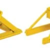 Walthers Track Assembled Track Bumper 4-Pack -- Yellow - HO