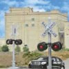 Walthers SceneMaster Crossing Flashers W/Relay Box -- Set Of 2 Working Signals (Use With #949-4359